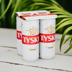 Tyskie Polish Beer Lager Cans 4x500ml Tyskie