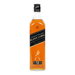JOHNNIE WALKER BLACK LABEL 12 YEAR OLD BLENDED SCOTCH WHISKEY 70CL