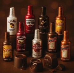 Anthon Berg Liqueur Filled Dark 64 Chocolate Bottles 1 Kg - RV Drinks