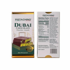 Pistachino Dubai Pistachio+Kunafa Chocolates Gift Set 3 Bars x 185g - RV Drinks