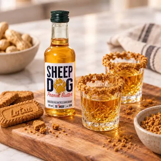 Sheep Dog flavoured peanut butter whisky, 5cl