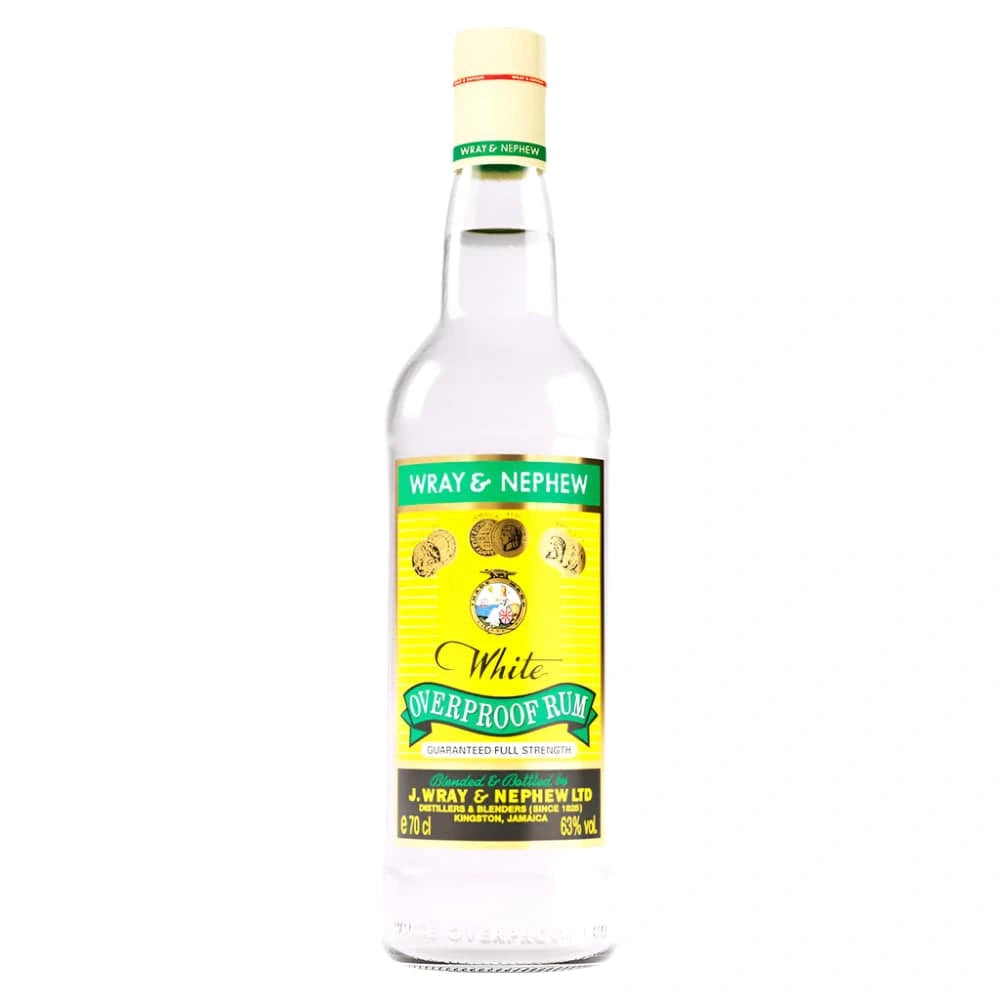 WRAY AND NEPHEW WHITE OVERPROOF RUM 70CL