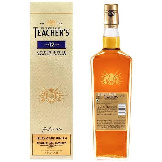 Teacher's 12 Year Old Golden Thistle Blended Scotch Whisky 70cl Teacher's