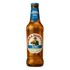 Birra Moretti Zero Alcohol-Free Bottle Beer 4x330ml