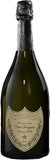 Dom Perignon champagne bottle on a white background