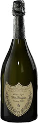 Dom Perignon champagne bottle on a white background