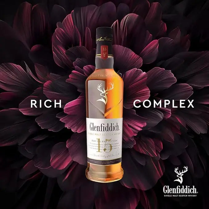 GLENFIDDICH 15 Year Old Single Malt Scotch Whisky 70cl - RV Drinks