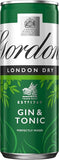 Gordon's London Dry Gin & Tonic 4 x 250ml