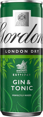 Gordon's London Dry Gin & Tonic 4 x 250ml
