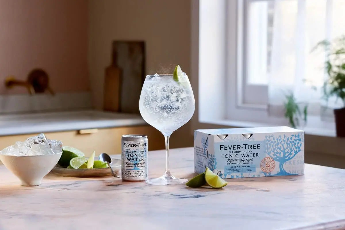 Fever-Tree Refreshingly Light Premium Indian Tonic Water 5 x 150 ml - RV Drinks