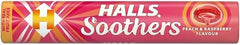 Halls Soothers Peach and Raspberry Flavour 5x45 g - RV Drinks