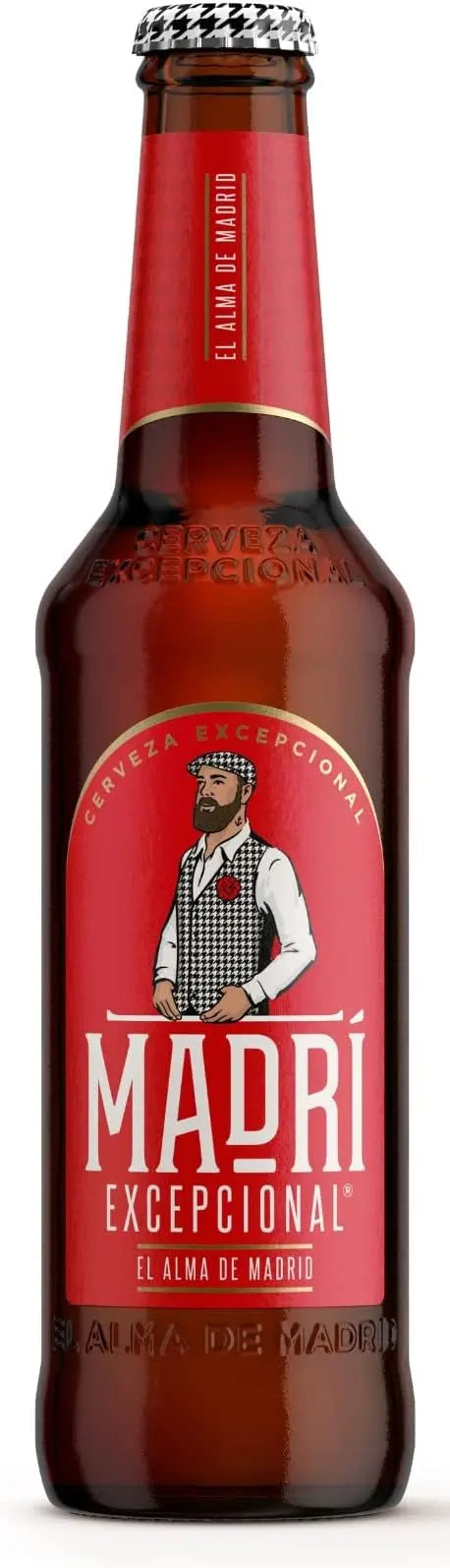 Madri Excepcional Lager Beer 4x330 ml - RV Drinks