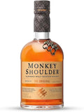Monkey Shoulder blended malt Scotch whisky bottle on a white background