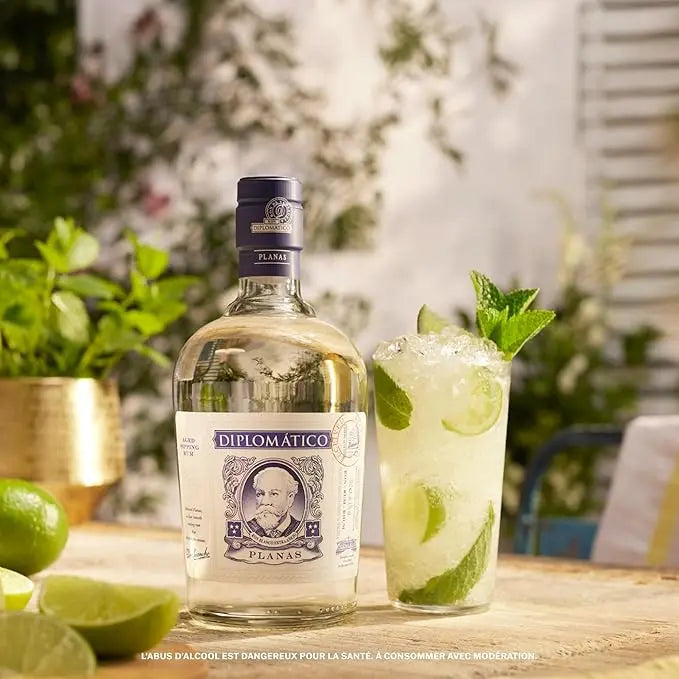 Diplomatico Planas Premium Venezuelan Aged White Rum 70cl - RV Drinks