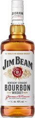 Jim Beam Kentucky Straight Bourbon Whiskey 1L - RV Drinks