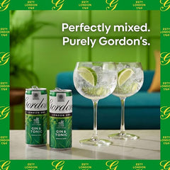 Gordon's London Dry Gin & Tonic 4 x 250ml