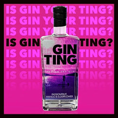 GinTing Passionfruit Mango & Elderflower Flavoured Gin 70cl - RV Drinks