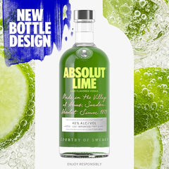 Absolut Lime Flavoured Swedish Vodka 70cl