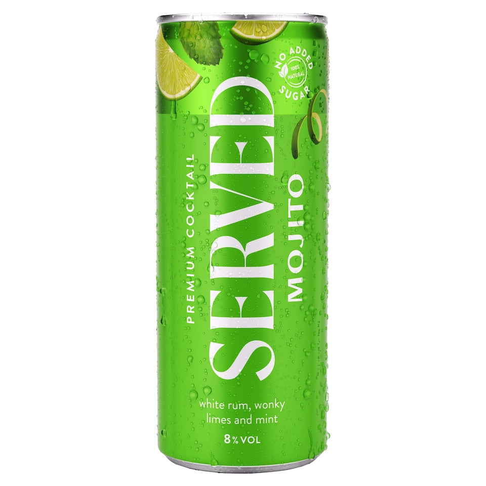 SERVED Cocktail Mojito 4 x 250ml