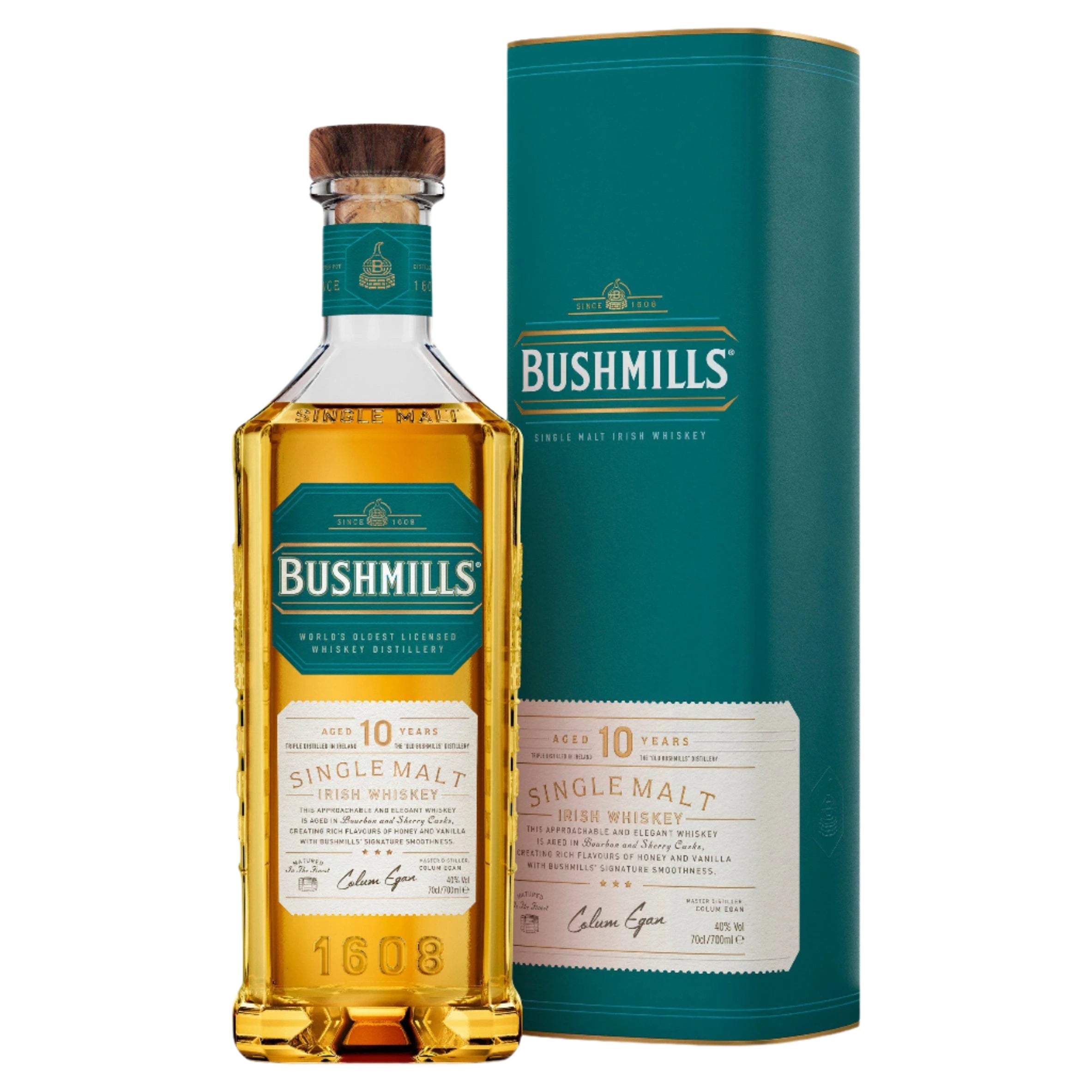 Bushmills 10 Year Old Irish Whiskey 70cl | Smooth Malt