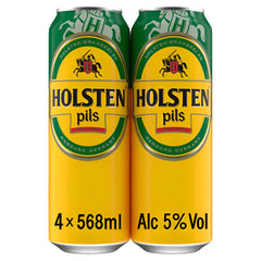 Holsten Pils Lager Beer 4 x 568ml