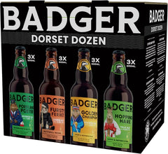 Badger Brewery Dorset Dozen Multipack Beer 12 x 500ml