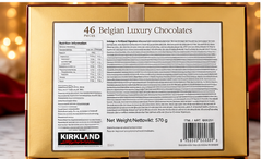 Kirkland Signature Belgian Luxury Chocolates 46 Pieces 570g