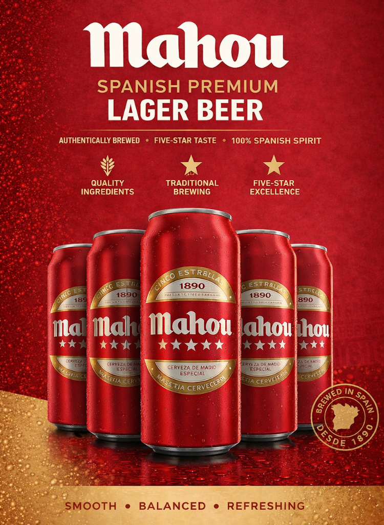 mahou spanish premium lager