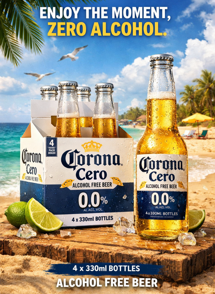 corona cero alcohol free beer