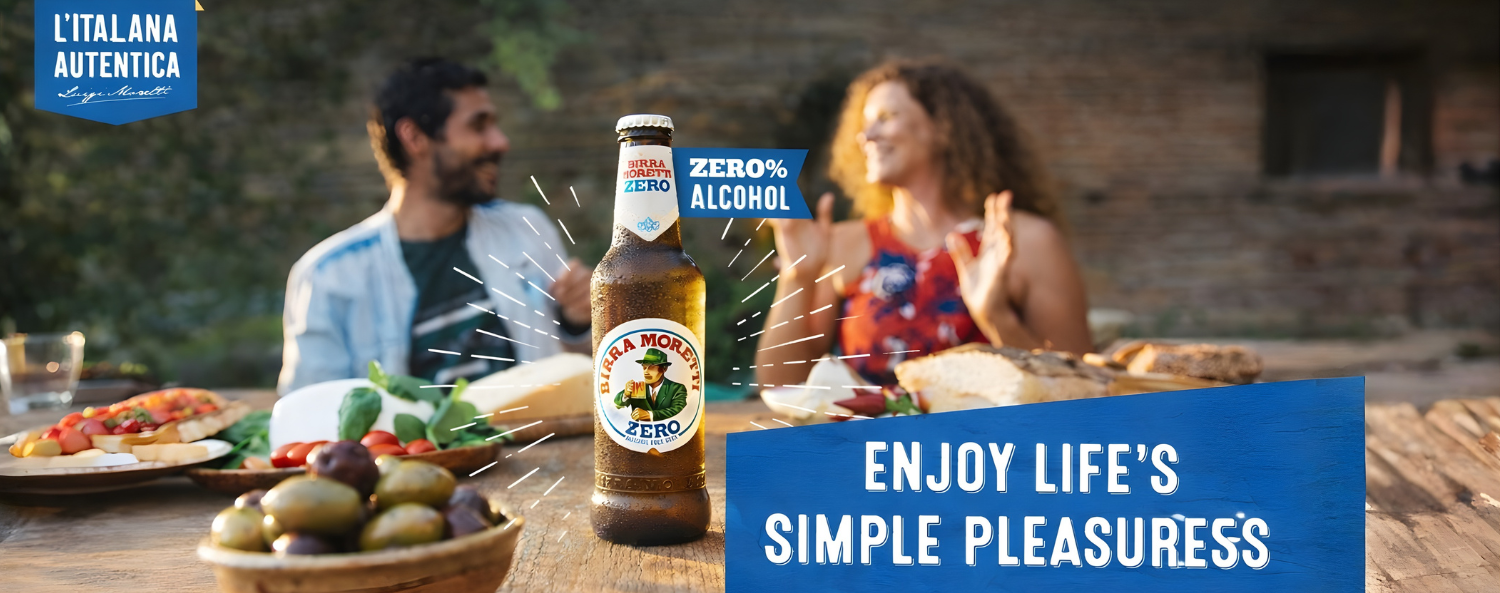birra moretti zero alcohol free