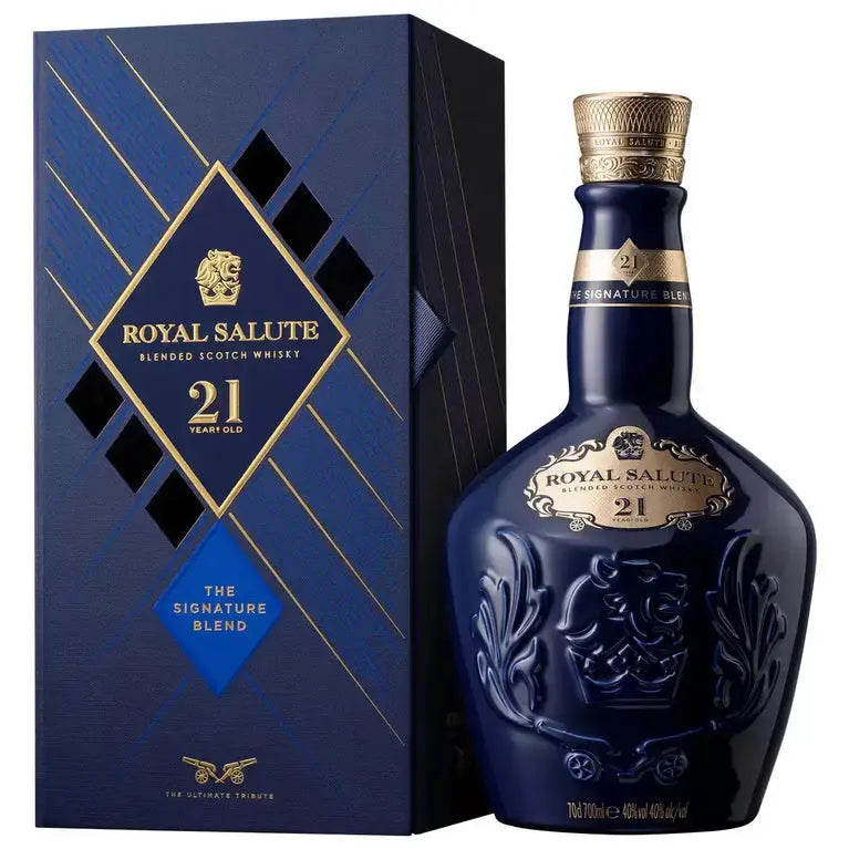 Royal Salute 21 Year Old Sapphire Flagon Blended Scotch Whisky 70cl - RV Drinks