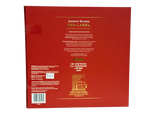 Back view of a Johnnie Walker Red Label whisky box with text and branding.