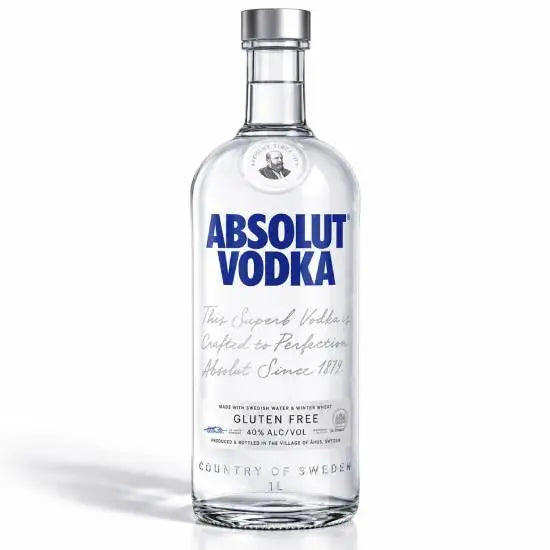 Absolut Original premium vodka large 1 litre size for cocktails