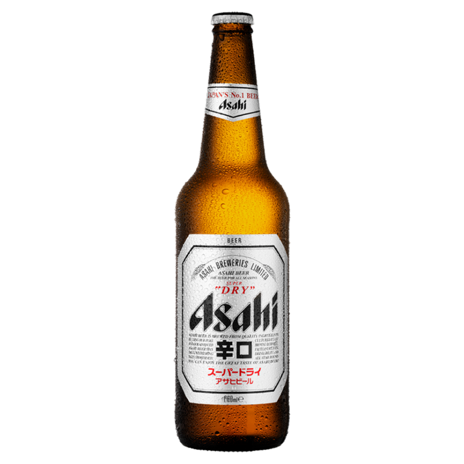 Asahi Super Dry Beer Bottles Multipack 4 x 620 ml