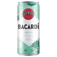 BACARDI MOJITO PREMIX RUM COCKTAIL 12 X 250 ml
