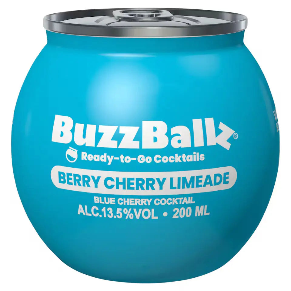 BuzzBallz Berry Cherry Limeade Cocktail 4x200ml - RV Drinks