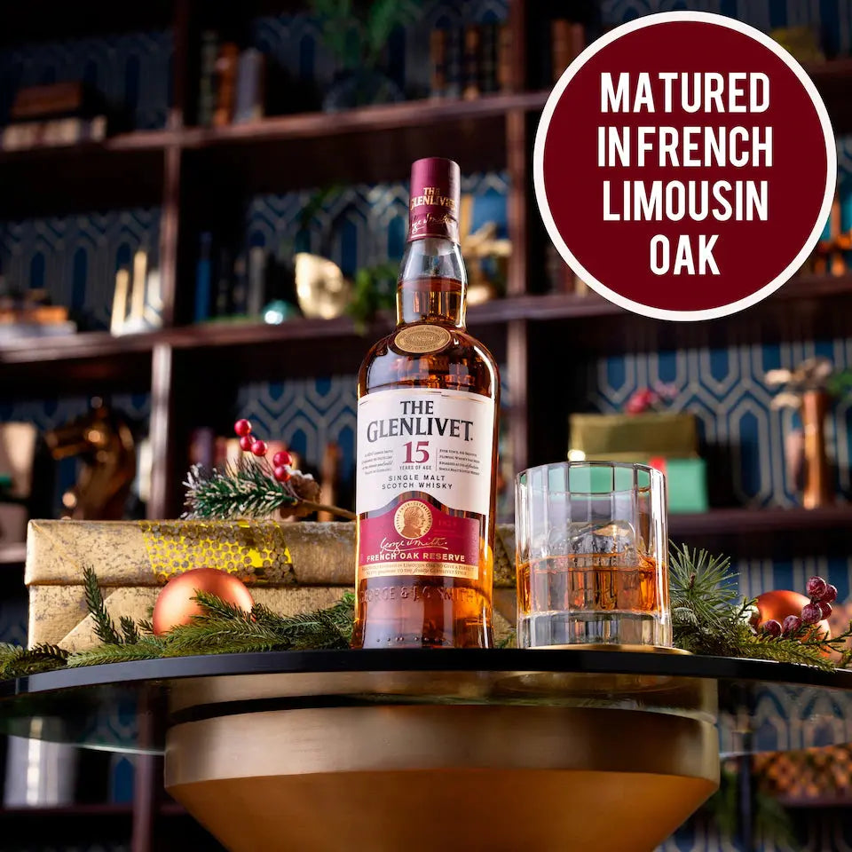 The Glenlivet French Oak Reserve 15 Year Old Single Malt Scotch Whisky 70cl - RV Drinks
