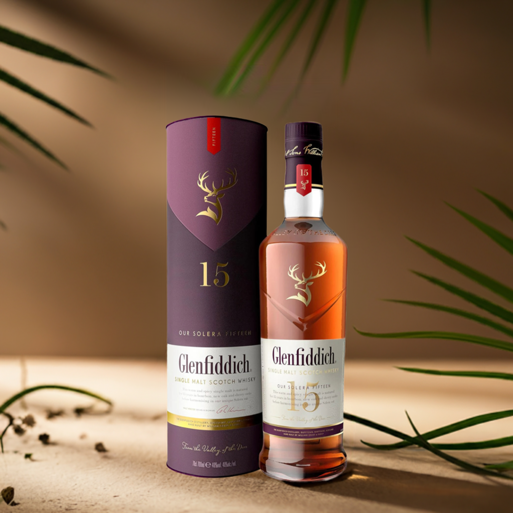 Glenfiddich 15 Year Old Whisky 70cl 