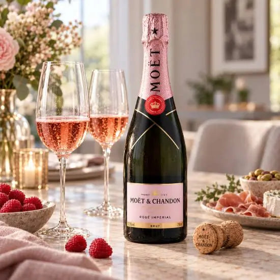 Moët & Chandon rosé champagne, 75cl bottle