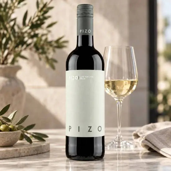 Pizo Garnacha Blanca 2023 bottle, 750ml, front label