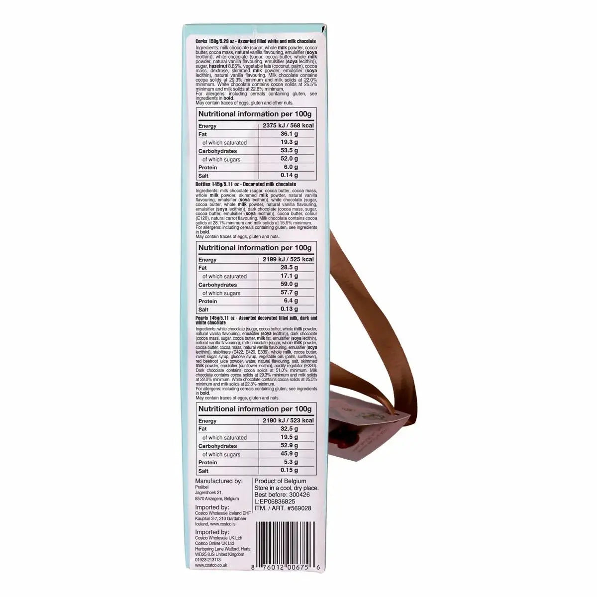 Pralibel Finest Belgian Chocolates 440g - RV Drinks