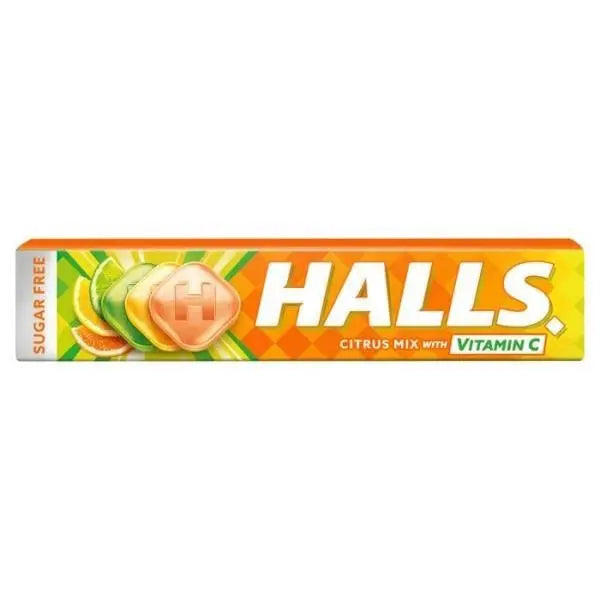 Halls Sugar Free Citrus Mix with Vitamin C 5x32g - RV Drinks